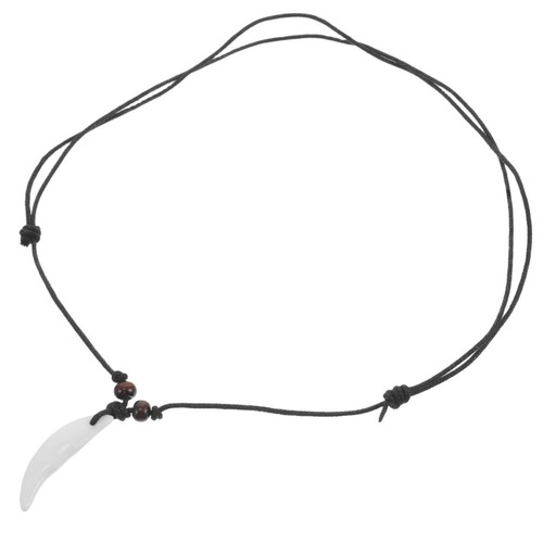 Durable wolf dog tooth pendant - dog,