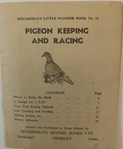 Vintage pigeon keeping and - vintage,