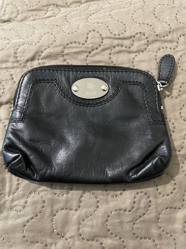 Black natural leather - , purse