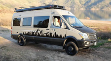 Pair campervan vinyl decals - of,