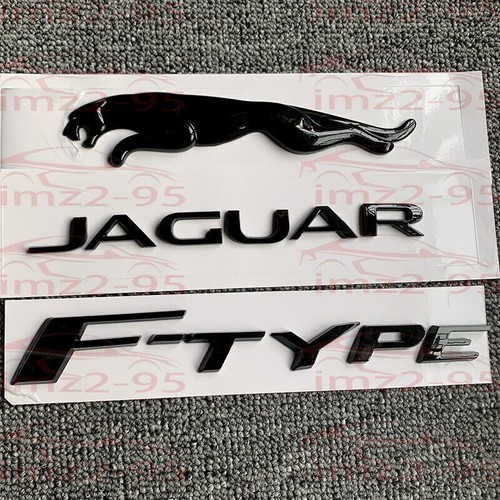 Glossy black emblem - black, rear