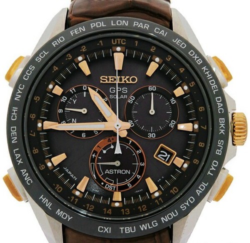 Seiko astron solar gps watch - solar,