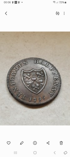 Tenderton halfpenny token - halfpenny,