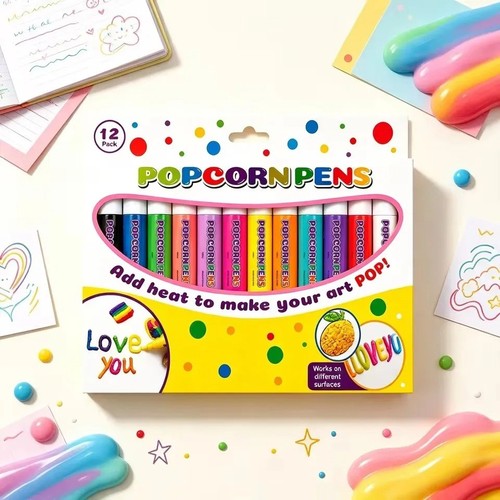 12pcs magic popcorn pens diy - 12pcs,