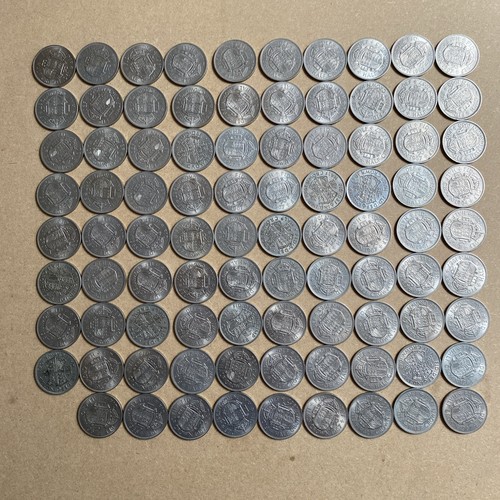 89x half crown - crown, lot