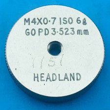 M4 x 0.7 Go Screw Thread Ring