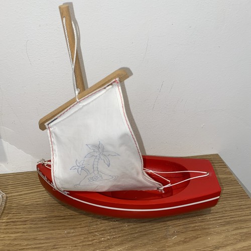 Tirol model red boat with - red,