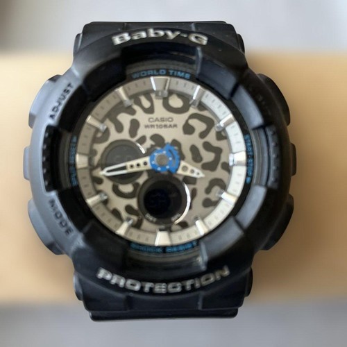 Casio baby black leopard - casio, baby-g