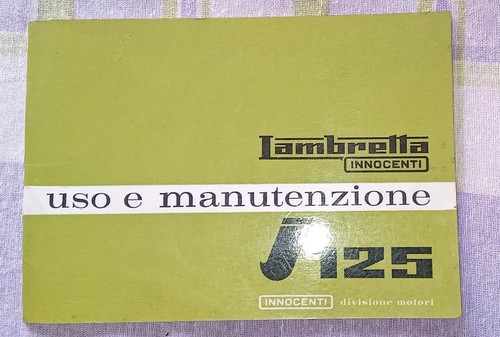 Lambretta j125 maintenance use - j125,