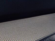 Stretch Fishnet Mesh Net Jersey Fabric, Per Metre - Black