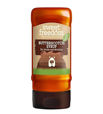 Sweet Freedom Delicious Plant Based Vegan Butterscotch Syrup 350g Pack of 1