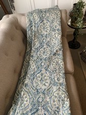 Dunelm Paisley Style Curtains Pencil Pleat 66 x 90" Cotton