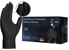 Black Nitrile Gloves Tough