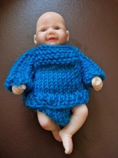 Silicone Baby Bog Doll 5.5" Approximately  Very Cute Realistic