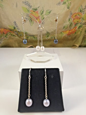 3 pairs Honora cultured