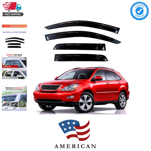Rain guards fit - fit, 2004-2009