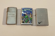 3 x Vintage Zippo Lighters