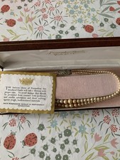 Pompadour Simulated Pearl Necklace Original Box