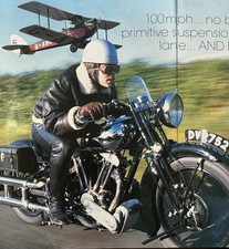 BROUGH SUPERIOR SS100 1937 MODEL - ORIGINAL 1998 ROAD TEST COVERING 8 PAGES