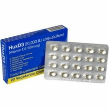 20x HUXD3 20,000 IU Vitamin D3