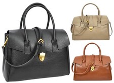 Womens real leather handbag - real,