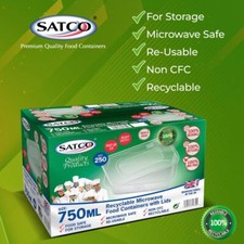 Satco Clear Plastic Food