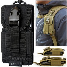 Universal Army Bag With Belt Loop & Carabiner Hook Cover Holster Mobile Pouch