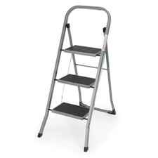 LIVIVO Folding 3 Step Ladder