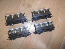 Collection of 4 Wheeled Coaches for Hornby OO Gauge Model Railway Train Sets