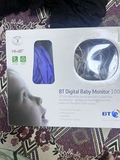 BT Digital Baby Monitor 100 Hi-definition Sound Night Light Tested And Working 