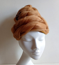 Vintage Ladies Net Hat with Sequined Embellishment - Grayce Hats