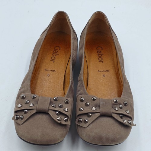 Gabor biege suede leather - suede,