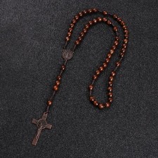 Wooden Rosary Cross Handmade