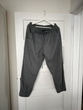 Zara Cargo Trousers with pockets EUR L Women’s Stone Grey Silver 
