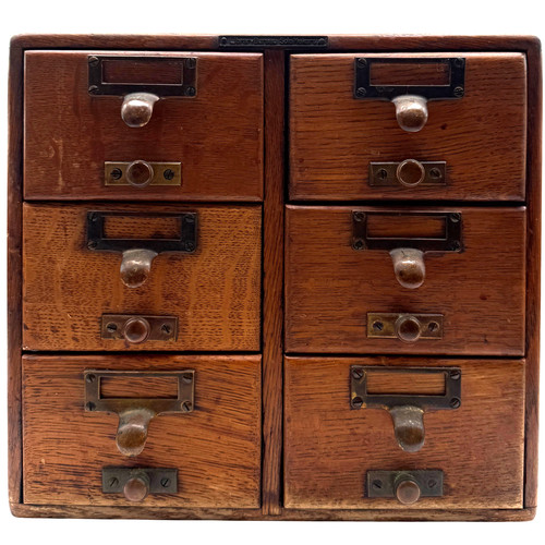 Antique library bureau sole - library,