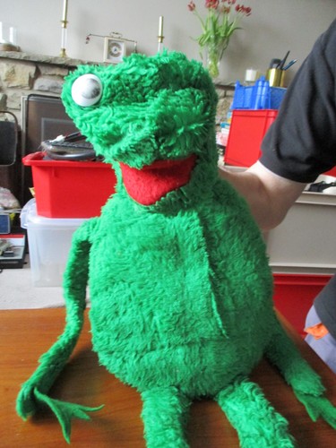 Kermit glove puppet