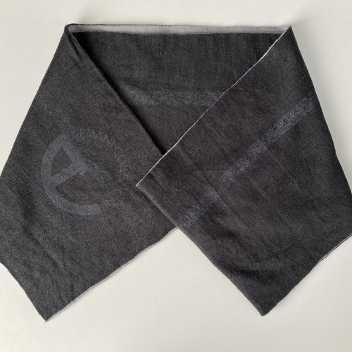 Armani scarf dark grey light - &,