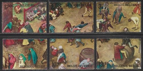 Belgium 1967 b816 b821 - belgium,
