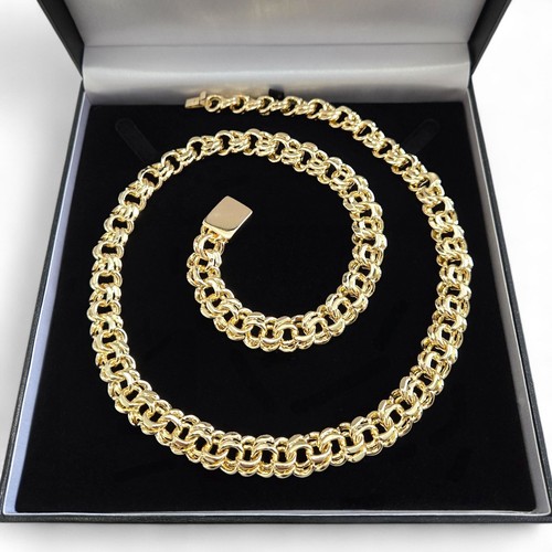 Mens 9ct gold - gold, 15mm