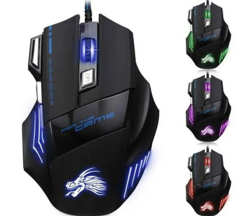 Led optical gaming mouse - led, pc