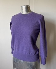 Autograph M&S 100% pure cashmere jumper purple ‘Heather’ size 12