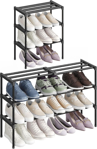 Expandable shoe rack - shoe,