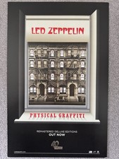Led Zeppelin Physical Graffiti remaster official 2 sided promo mini poster 2015