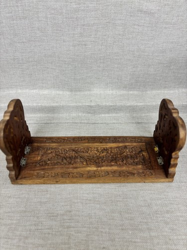 Vintage carved wood - wood, extendable