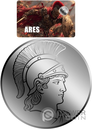 Ares 1000 palladium coin - ares,