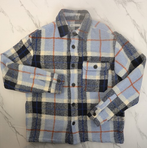 Zara mens blue check - zara,