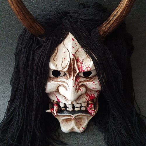 Japanese bloody hannya oni - japanese,