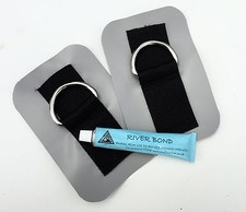 Pair of D Rings + Glue - Canoe