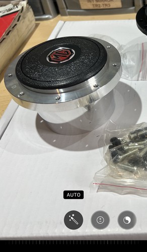Mgb polished alloy steering - mgb,