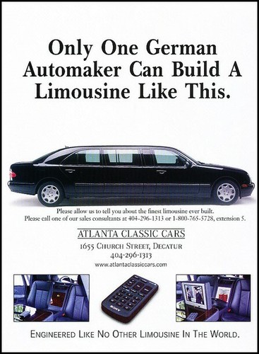 2001 mercedes benz limousine - mercedes,